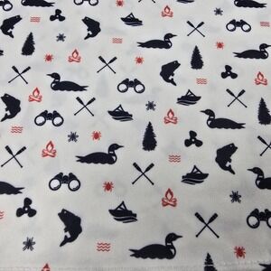 Swannies Golf Polo Mens XL Performance All Over Print Outdoors Ducks Camping